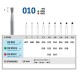 Diamond burs -001,002,010,165,166,170,173,225,233