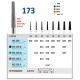 Diamond burs -001,002,010,165,166,170,173,225,233