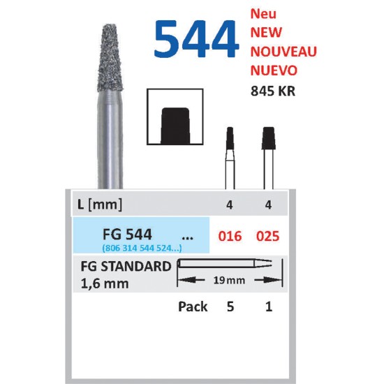 Diamond burs -544