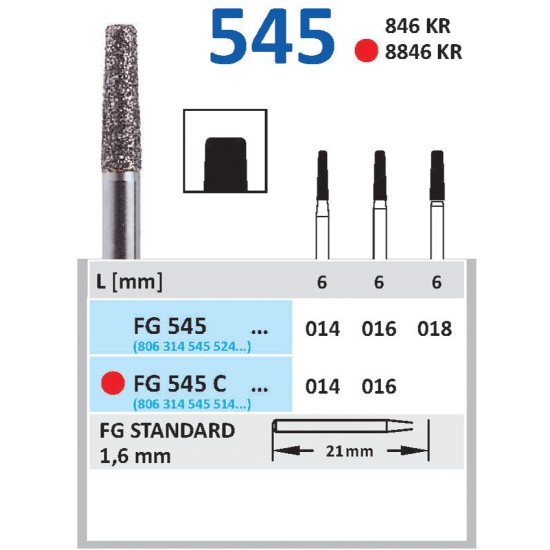 Diamond burs -545